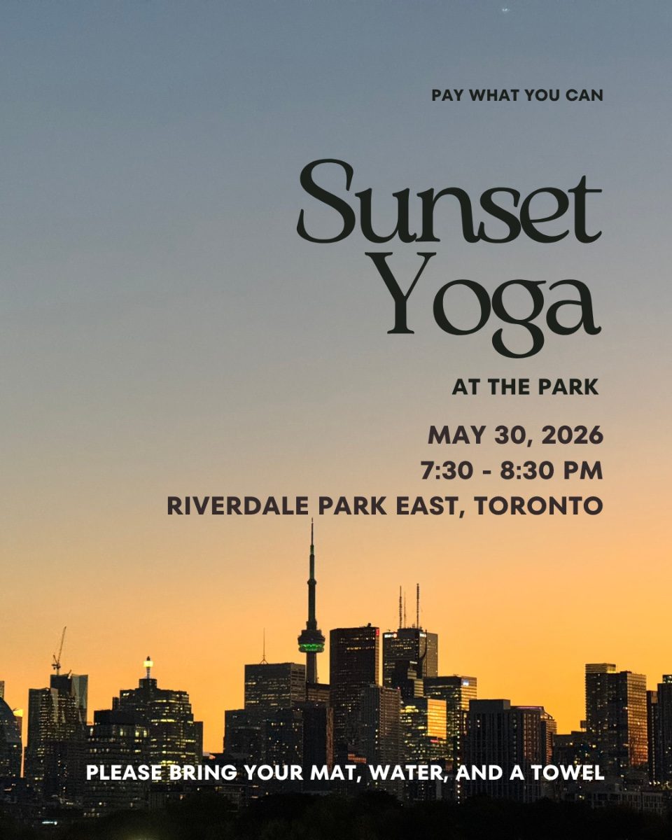 Sunset Yoga at the Park — May 30, 2026 · Riverdale Park East, Toronto